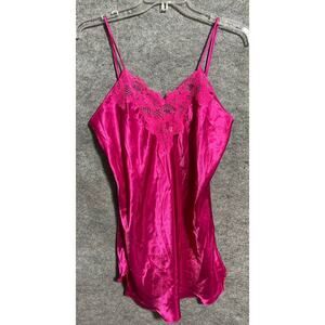 Adonna Camisole Womens L Lace Adjustable Strap Pink